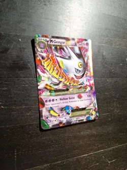 Pokemon TCG Mega Gengar EX Black Star Promos Holo Card XY166 - Image 2