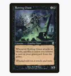 Rotting Giant - Foil Card - Odyssey (ODY) - MTG Uncommon #158 - Image 1