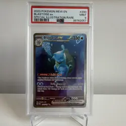Pokemon 2023 SV 151 Blastoise ex 200/165 Special Illustration Rare Holo PSA 9 - Image 1