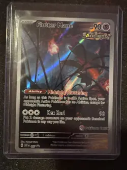 Pokemon TCG Flutter Mane SVP097 Pokemon Center Exclusive Stamped Promo - Image 1