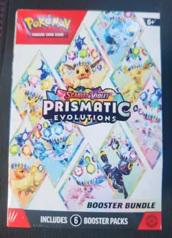 Pokemon TCG Scarlet & Violet Prismatic Evolutions Booster Bundle Sealed - Image 1