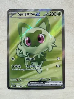 Pokemon TCG Sprigatito Ex 251/217 Ascended Heroes Ultra Rare NM - Image 1