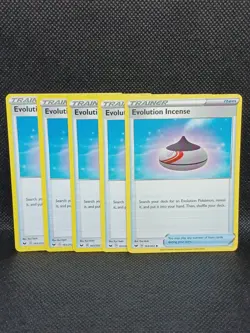 4x Evolution Incense 163/202 Pokemon TCG Sword and Shield Base NM/Mint - Image 1