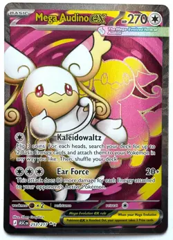 Mega Audino ex 253/217 - Pokemon TCG - Ascended Heroes Ultra Rare Holo - Image 1