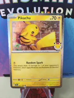 Pikachu 51/162 Stamped 2026 Pokemon Day 30th Anniversary Promo TCG - Image 1