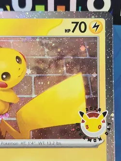 Pikachu 51/162 Stamped 2026 Pokemon Day 30th Anniversary Promo TCG - Image 3