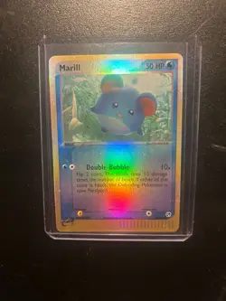 Pokemon TCG Marill 68/100 Reverse Holo Card EX Sandstorm 2003 - Image 2