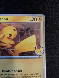 Pikachu 51/162 Stamped 2026 Pokemon Day 30th Anniversary Promo - Image 3