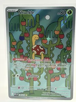 Nintendo Shuckle MEG EN 136/132 Basic 80 HP Secret Rare Holo ENG - Image 1