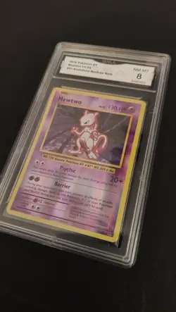 2016 Pokemon XY Evolutions Mewtwo Reverse Foil Holo GMA 8 NM-MT 51/108 - Image 2