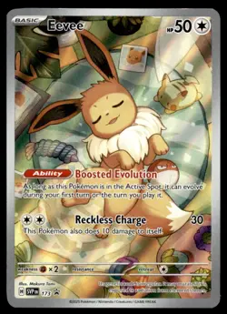 Eevee (Pokemon Center Exclusive) 173 Holo Scarlet & Violet Promo Pokemon LP - Image 1