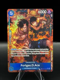 One Piece OP08-052 Portgas.D. Ace Treasure Rare TR OP10 Alt Art - Image 1