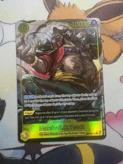One Piece TCG Marshall D Teach OP16-119 SEC Alt Art Time of Battle English NM - Image 1