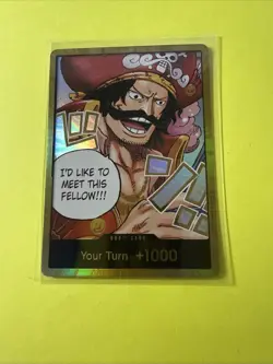 One Piece TCG GOLD DON! Gol.D.Roger Carrying On His Will Foil Alt Art - Image 1