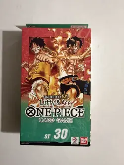 FACTORY SEALED One Piece Starter Deck: Luffy &Ace ST-30 English Version - Image 1