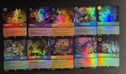 Lorcana Wished in the Well 10 Card Bundle - EPIC rarity - Goofy, Sudden Scare .. - Image 1