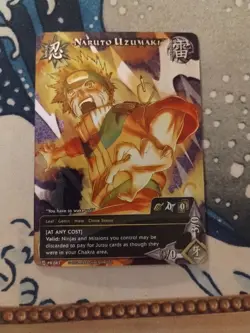 Naruto TCG CCG Naruto Uzumaki Foil Promo Card English Light Play - Image 1