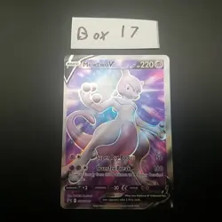 Mewtwo V SWSH229 - Holo Black Star Promo - Pokemon Card - NM - Image 1