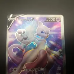 Mewtwo V SWSH229 - Holo Black Star Promo - Pokemon Card - NM - Image 2