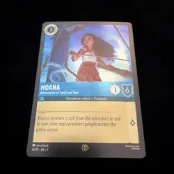 Moana - Adventurer of Land and Sea Lorcana Cinemark Promo Card (DLPC) 26/P2 Set7 - Image 1