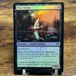 Commander Masters #174 Mire Triton Magic The Gathering MTG Foil - Image 1