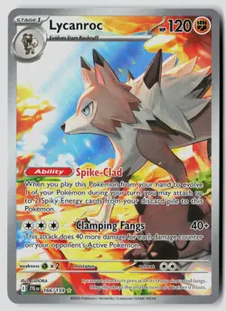 Lycanroc 166/159 Illustration Rare Journey Together Pokemon Near Mint - Image 1