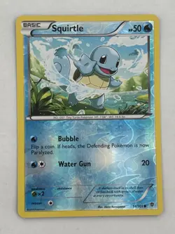 Pokemon - Squirtle 14/101 Reverse Holo Plasma Blast NM/VLP - Image 1
