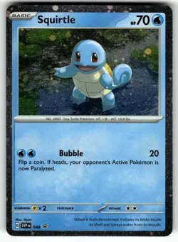 Squirtle (Cosmos Holo) 048 Holo Promo Scarlet & Violet Promo Pokemon Near Mint - Image 1