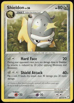 Shieldon 63/123 MP Mysterious Treasures Uncommon Pokemon - Image 1