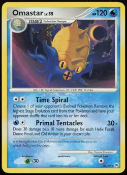 Omastar 23/99 NM Arceus Rare Pokemon - Image 1