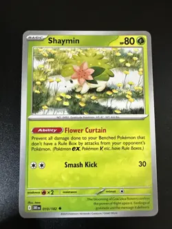 Shaymin 010/182 Sv10: Destined Rivals Regular - Pokemon Card NM - Image 1