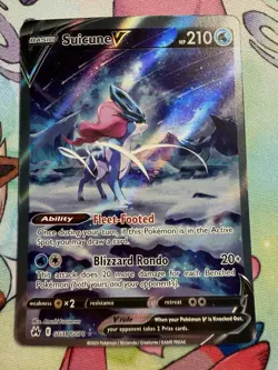 Pokemon TCG Suicune V GG38/GG70 Crown Zenith Ultra Rare Holo - Image 1