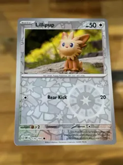 Lillipup - 170/197 Reverse Holo - Lightly Played Pokemon TCG Buy 2 Get 1 Free - Image 1