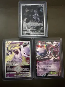 Pokemon Mewtwo 3 Card Lot! - Image 1