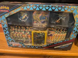 Pokemon TCG Crown Zenith Shiny Zacian Premium Figure Collection Box 820650851636 - Image 1
