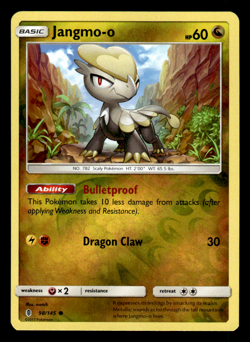 1x Jangmo-o - 98/145 - Common - Reverse Holo Guardians Rising Pokemon Near Mint - Image 1