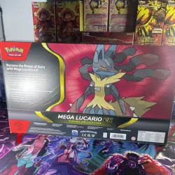 Pokemon: Mega Lucario ex - Figure Collection Box - Brand New & Factory Sealed! - Image 2