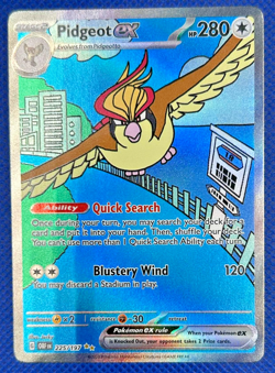 Pokemon TCG Pidgeot ex SV03: Obsidian Flames 225/197 Holo Special - Image 1