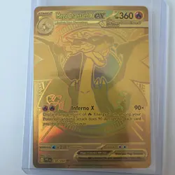 Mega Charizard X EX 130/094 Phantasmal Flames Mega Hyper Rare Full Art Holo - Image 1