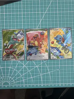 Pokemon TCG First Partner Illustration Gen 1 Kanto Starters Set - Top condition - Image 1