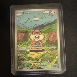 Pokemon Patrat 152/086 SV: White Flare Illustration Rare Full Art Holo 60 HP - Image 1