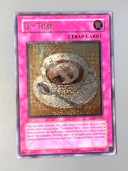 yugioh D - Time EOJ-EN053 Ultimate rare Unlimite Edition near mint - Image 2