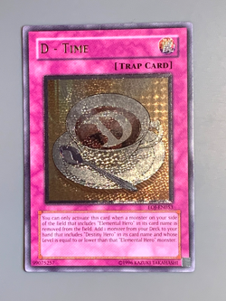yugioh D - Time EOJ-EN053 Ultimate rare Unlimite Edition near mint - Image 3