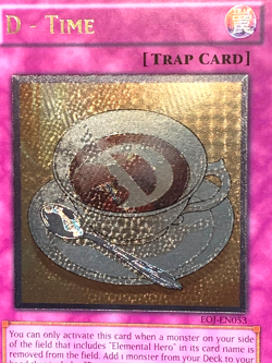 yugioh D - Time EOJ-EN053 Ultimate rare Unlimite Edition near mint - Image 4