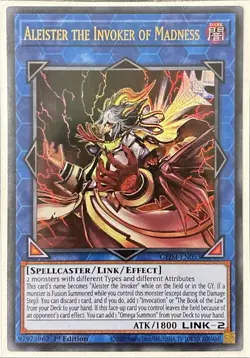 Aleister the Invoker of Madness GEIM-EN053 Ultra Rare 1st Ed - Image 1