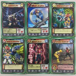 Ninpuu Sentai Hurricaneger Carddass 42 Cards Complete Set Bandai 2002 Japan - Image 5