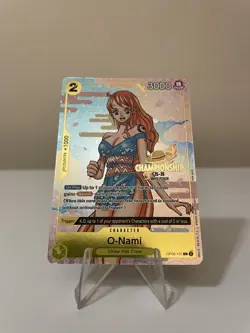 One Piece Championship 25-26 O-Nami Promo OP06-101 Alt Art NM - Image 1