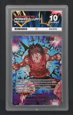 One Piece Monkey.D.Luffy EB02-061 the Best Vol.2 prb02 ACE 10 Gem mint English - Image 3