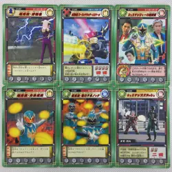 Ninpuu Sentai Hurricaneger Carddass 36 Regular Cards Complete Bandai 2002 Japan - Image 2