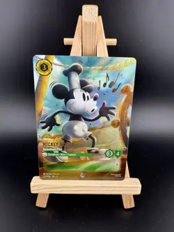 Disney Lorcana - Mickey Mouse Steamboat Pilot - Enchanted 231/204 Fabled EN 9 - Image 1